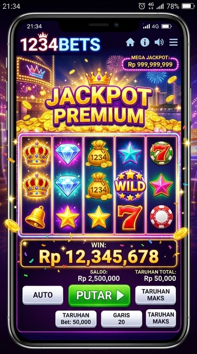 1234bets tampilan beranda