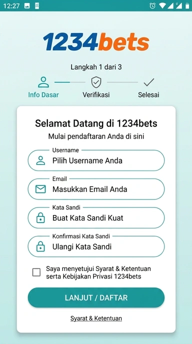 Panduan Lengkap Registrasi Akun 1234bets untuk Pengguna Android