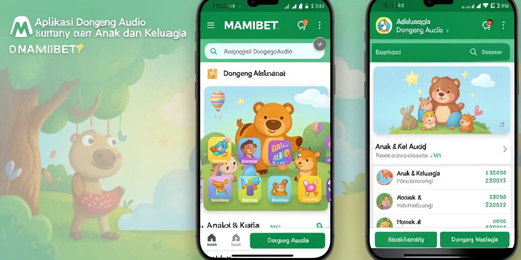 Antarmuka MAMIBET yang sederhana dan menarik untuk anak-anak.