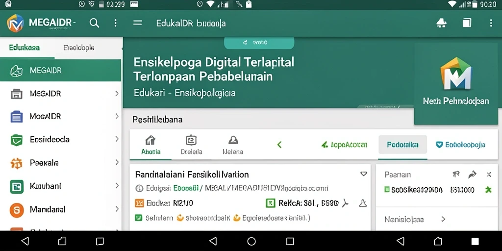 Antarmuka MEGAIDR yang informatif dan user-friendly.