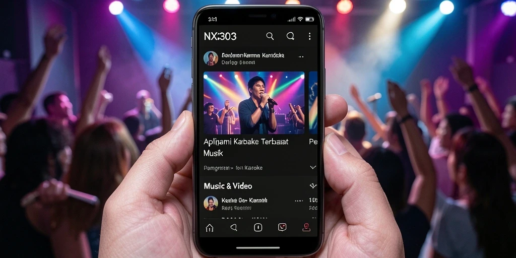 Tampilan antarmuka NX303 yang menarik dan user-friendly.